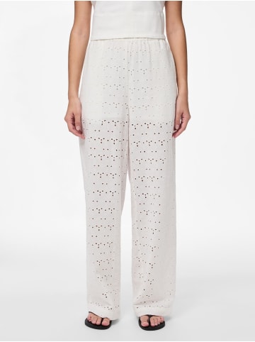 Pieces Wide Leg Hose in Cloud Cream