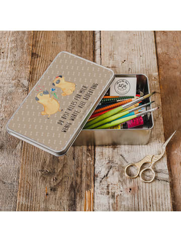 Mr. & Mrs. Panda behälter Mops Verliebt mit Spruch in Hundeglück