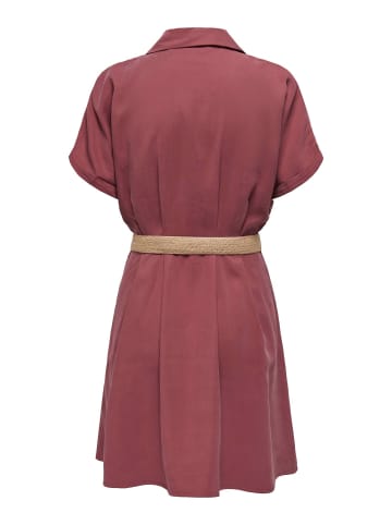 ONLY Hemdblusenkleid in Ruby Wine
