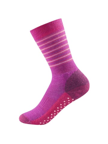 DEVOLD Multi Medium ABS-Socken in Beere