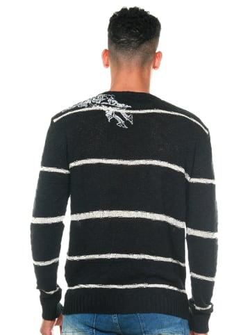 FIOCEO Pullover in schwarz