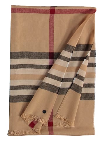 Fraas Schal in camel rot - 0001