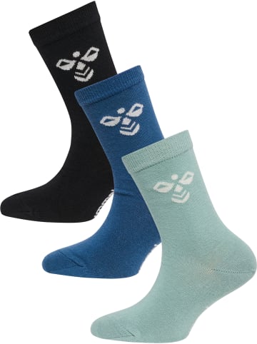 Hummel Hummel Long Socks Sutton 3-Pack Kinder in BLUE SURF