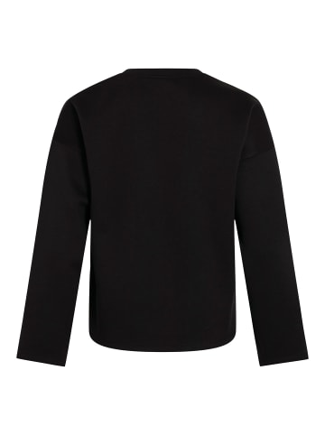 Vila Langärmeliges Sweatshirt in Black Beauty