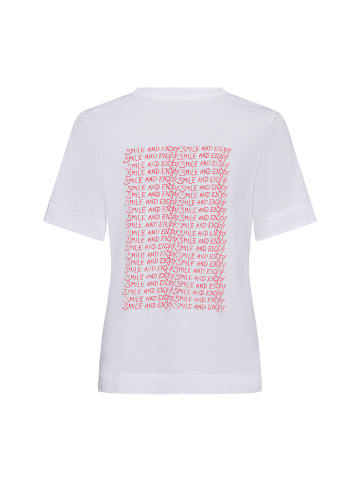 Rich & Royal T-Shirt in weiß rot