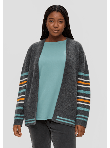 TRIANGLE Strickjacke langarm in Grau