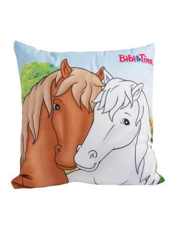 Bibi und Tina Bibi und Tina - Freundschaft -   Dekokissen 30 x 30cm in Mehrfarbig