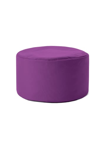 Lumaland Sitzsack-Hocker Pouf rund 50l lila lila
