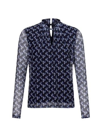 More & More Langarmshirt in marine hellblau