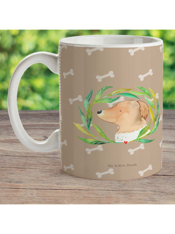 Mr. & Mrs. Panda Kindertasse Hund Blumen ohne Spruch in Hundeglück
