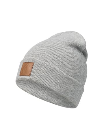 Occulto Winter Mütze Beanie Braun Label Grey