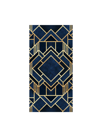 WALLART Vinyl-Teppich - Art Deco Gold in Gold