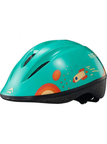 Merida Fahrradhelm Matts J - Türkis-Orange -  47 bis 53 Zentimeter -