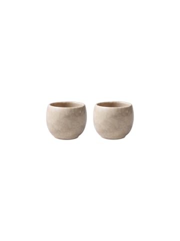 like. by Villeroy & Boch 2er Set Eierbecher Perlemor Home Sand 50 ml in beige