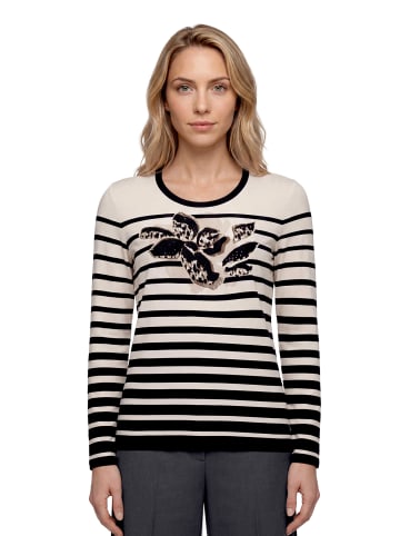 Betty Barclay Basic Shirt mit Print in Beige/Schwarz