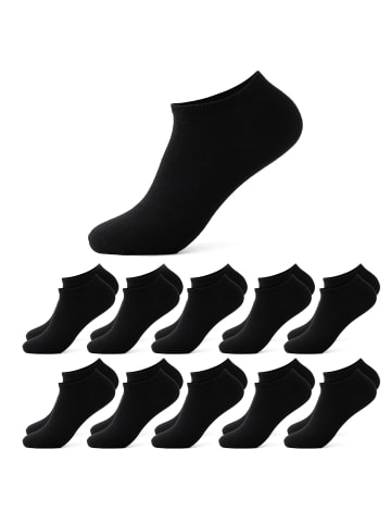 Occulto 10er Pack Sneakersocken Alex in Schwarz