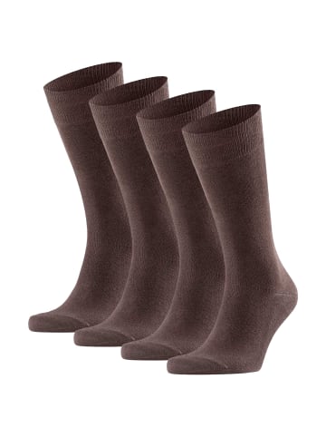 Falke Socken 4er Pack in Braun