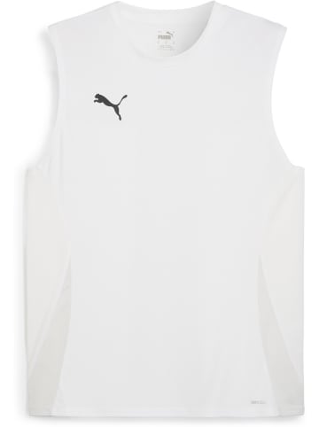 Puma Sportshirt "TeamGoal Sleeveless Jersey" in Weiß