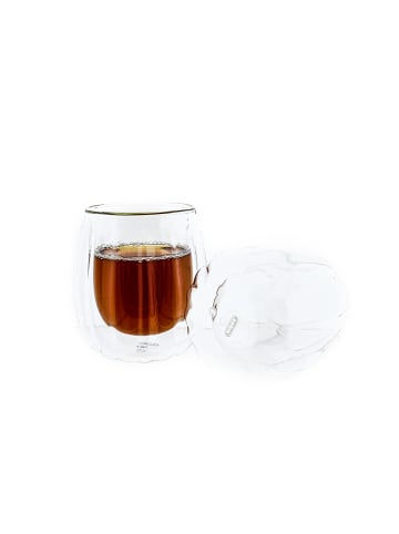Mulex Gläser Set 250ml Latte Macchiato Gläser in Transparent