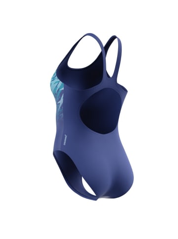 Speedo Hyperboom Placement Muscleback Trainingsbadeanzug in Blau