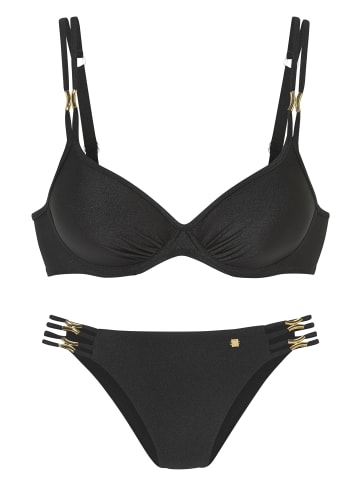 JETTE Bügel-Bikini in schwartz