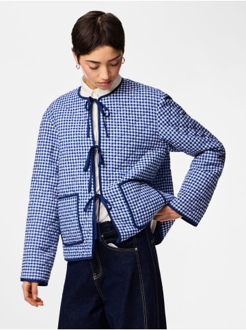 Pieces Steppjacke in Navy Peony