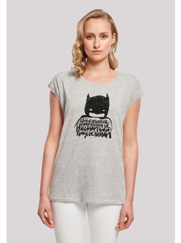 F4NT4STIC T-Shirt DC Comics Batman Always Be Yourself in grau meliert