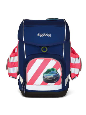 Ergobag Zubehör Fluo Seitentaschen Sicherheitsset 3tlg. mit Reflektorstreifen in pink