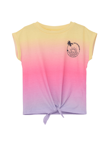 s.Oliver T-Shirt kurzarm in Lila-mehrfarbig