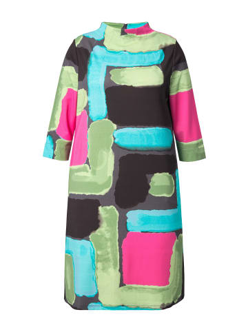 Ulla Popken Jerseykleid in graphitgrau