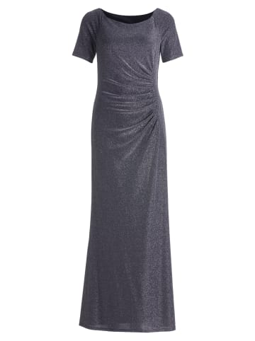 Vera Mont Abendkleid im Glitzer-Look in Dunkelblau/Grau