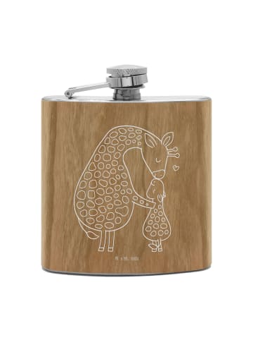 Mr. & Mrs. Panda Flachmann Giraffe Kind ohne Spruch in Braun