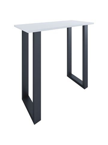 ebuy24 Bartisch Xona schwarz Weiß 110 x 50 cm