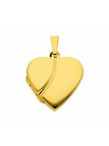 Adeliás Damen 333 Gold Medaillon Anhänger in gold