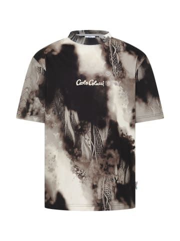 Carlo Colucci T-Shirt D'Inezo in Schwarz