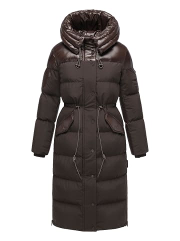 Navahoo Steppmantel Knusperherz 14 in Choco