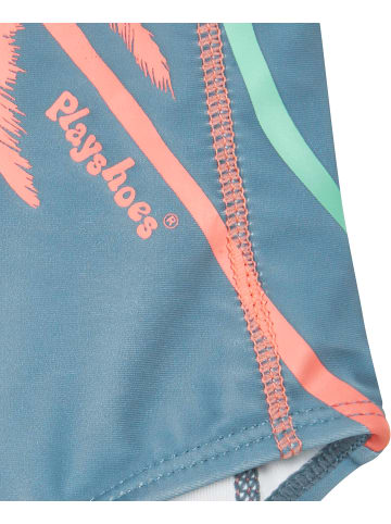 Playshoes UV-Schutz Badeanzug Palmen in blau