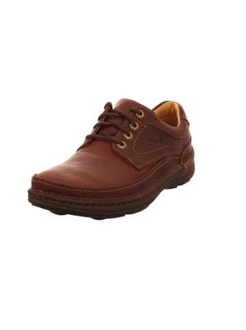 Clarks Herrenschnürschuhe halb Mehrweite MENS in  Braun