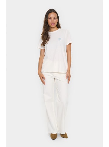 SAINT TROPEZ T-shirt JadeenSZ Gerade Passform in Ice