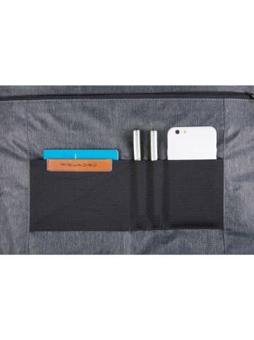 Piquadro Blue Square Aktentasche Leder 41 cm Laptopfach in mahagonibraun