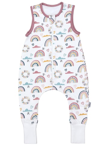 TupTam Babyschlafsack mit Beinen Unwattiert in weiß Modell 4
