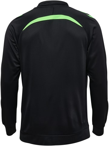 Hummel Reißverschluss Jacke Hmllead Erwachsene in BLACK/GREEN GECKO