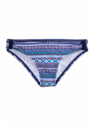 S. Oliver Bandeau-Bikini in blau-bedruckt