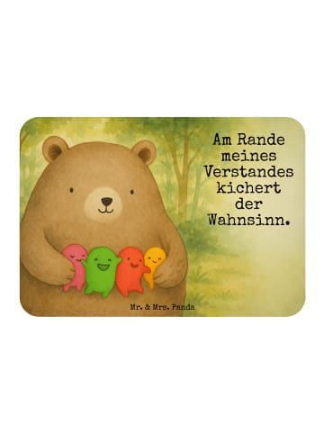 Mr. & Mrs. Panda Magnet Bär Gefühl Design mit Spruch in Weiß