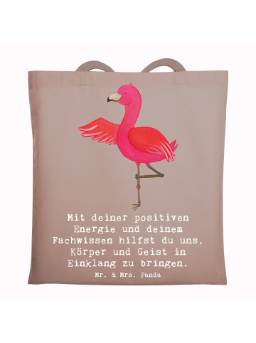 Mr. & Mrs. Panda dokumententasche Yoga Trainerin Harmonie mit Sp... in Braun Pastell
