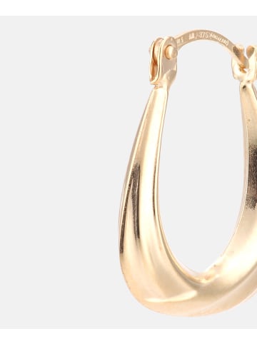 Vanlere Creolen aus 375 Gelbgold