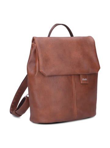 Zwei Mademoiselle.M City Rucksack 29 cm in cognac