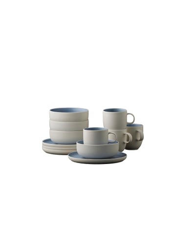 Studio Round Brunch-Set North in Matte white/Matte river