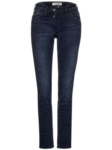 Cecil Jeans in blue-black used wash