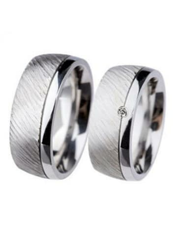 Ernstes Design Ring für Erwachsene in silber in silber
